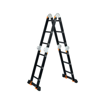 Лестница алюм. многофункц.4х3 ступ.(175см/355см) 12,3кг BLACK LINE STARTUL (ST9930-03)