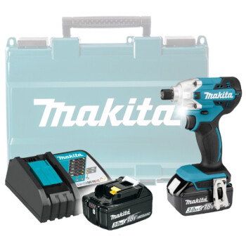 Аккумуляторный шуруповерт MAKITA LXT DTD 156 RFE в чемодане