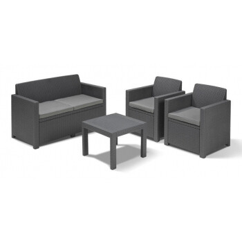 Комплект мебели KETER Alabama set, графит