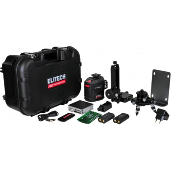 Лазерный нивелир Elitech LN 12D GREEN