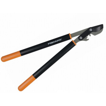 Сучкорез плосскостной L74 FISKARS PowerGear с загнутыми лезвиями средний(112290)