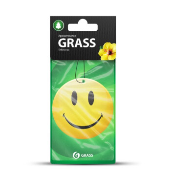 Ароматизатор воздуха картонный GraSS Smile (гибискус)