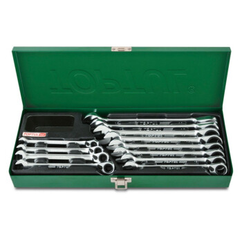 Набор ключей комбинир. с перекл. трещоткой 8-19мм 12пр. PRO SERIES TOPTUL (GAAD1205)