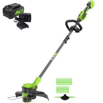 Аккумуляторный триммер Greenworks GD24LT331K4 24В (АКБ 4Ач + ЗУ)