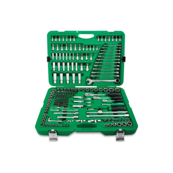 Набор инструментов 1/4", 3/8", 1/2" 6 граней 216 предметов TOPTUL (GCAI216R)