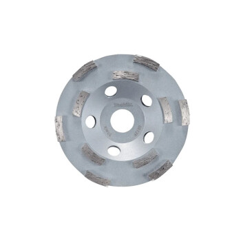 Алмазная чашка 125х22,23 мм для грубой обработки двурядная "Эконом" MAKITA