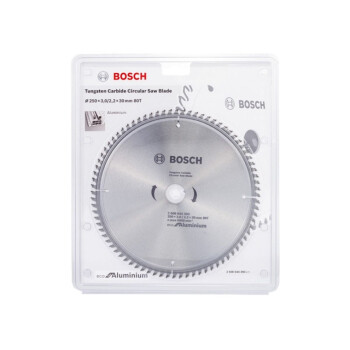 Диск пильный 250х30мм 80зуб. универсальный BOSCH ECO ALUMINIUM (твердоспл. зуб)