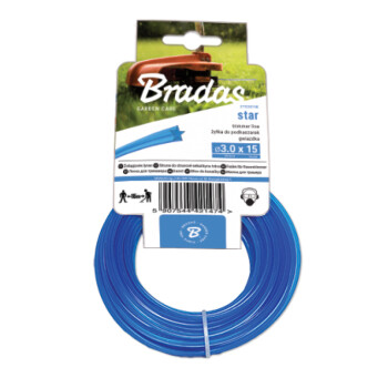 Леска звезда BRADAS 2,4мм/50м