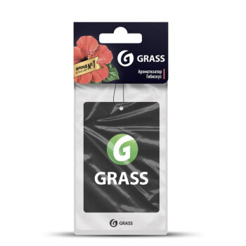 Ароматизатор воздуха картонный GraSS (гибискус)