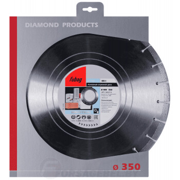 Алмазный диск (по бетону) FUBAG BB-I 350х2,8х30/25,4