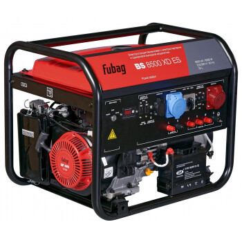 Бензогенератор FUBAG BS 8500 XD ES (мощность 220 В = мощность 380В)