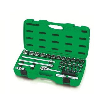Набор головок 1/2" 8-32мм 31предм. 6гран. TOPTUL (GAAI3104)