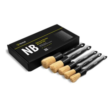 Комплект пластиковых кистей с натуральным ворсом Detail