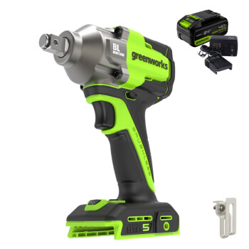 Аккумуляторный ударный гайковерт Greenworks IW5500K4 24В (АКБ 4Ач + ЗУ)