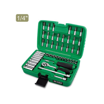 Набор головок 1/4" 6 граней 46 предметов TOPTUL (GCAI4601)