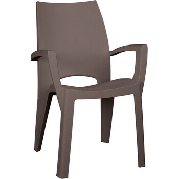 Стул пластиковый Keter Spring Chair (Спринг), капучино