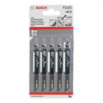 Пилка по дереву для лобзика  Bosch Basic for Wood T 119 B 100 мм 5 шт.