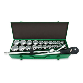 Набор головок с трещоткой 26 предметов 3/4" 12гр. TOPTUL (GCAD2608)