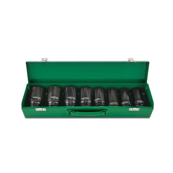 Набор головок ударных 3/4" 22-38 мм 6 гр. 8пр. TOPTUL (GDAD0807)