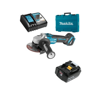 Аккумуляторная углошлифмашина MAKITA LXT DGA 504 RT в чемодане