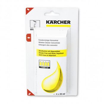 Концентрат для мойки окон (4x20мл) для стеклоочистителей Karcher (6.295-302.0)