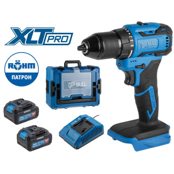 Аккум. дрель-шуруповерт BULL SR 1804 R-series Xcase XLTpro (2 АКБ 4Ач + ЗУ)
