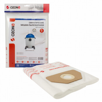 Фильтр-мешок синтетический OZONE для ANNOVI REVERBERI 3170, 3270, 3370, 5 шт MXT-2034/5