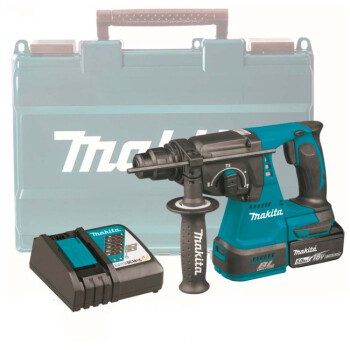 Аккумуляторный перфоратор MAKITA DHR 242 RT (АКБ 5Ач + ЗУ)