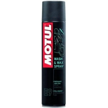 Шампунь Motul E9 WASH & WAX SPRAY с полиролью, 400 мл