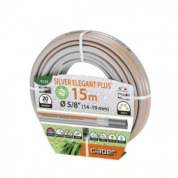 Поливочный шланг Claber SILVER ELEGANT PLUS 5/8" (14-19 MM) 15 м.