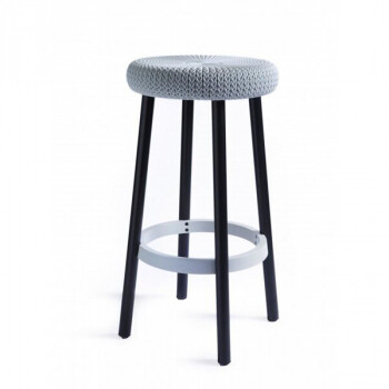 Стул барный уличный Keter Cozy bar stool (Коузи Бар), белый