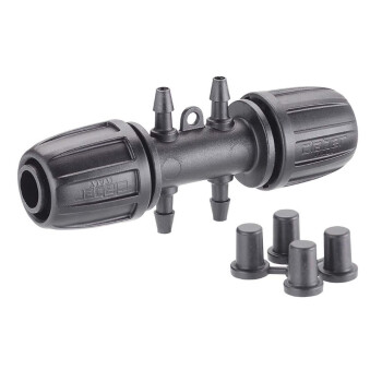 Муфта Claber 1/2" с выходами 1/4"