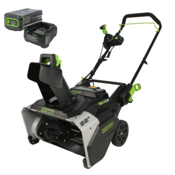 Снегоуборщик аккумуляторный Greenworks 82SN22K8 82В (АКБ 8Ач + ЗУ)
