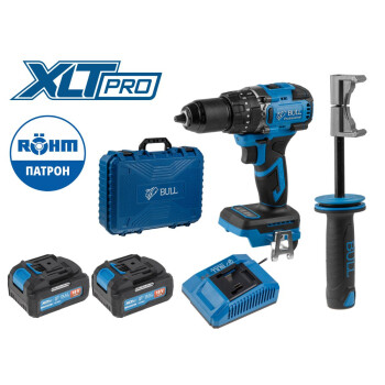 Аккум. дрель-шуруповерт BULL SR 1806 R-series XLTpro (2 АКБ 4Ач + ЗУ)