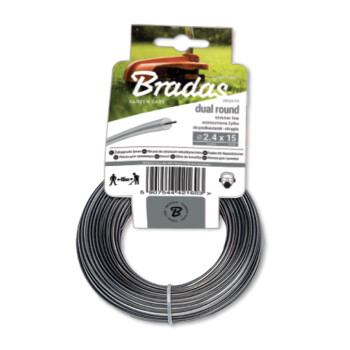 Леска двухкомпонентная BRADAS 2,4мм/15м
