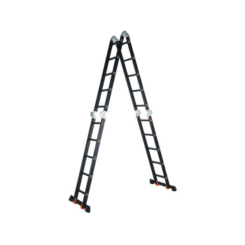 Лестница алюм. многофункц. 4х5 ступ.(283см/580см) 15,5кг BLACK LINE STARTUL (ST9930-05)