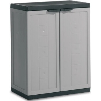 Шкаф пластиковый JOLLY R16 GLR/BK KETER