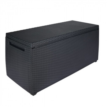 Сундук пластиковый уличный Keter Storage Box RATTAN STYLE (графит)