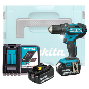 Аккум. дрель-шуруповерт MAKITA DDF482RTJ в чем. (2 АКБ 5Ач + ЗУ)