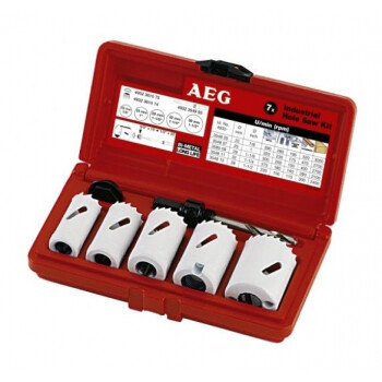 Набор коронок AEG универсальный- дерево, металл, ПВХ (22,25,29,32,38)