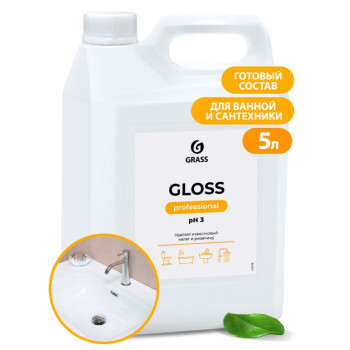 Чистящее средство для сан.узлов "Gloss Professional" 5л