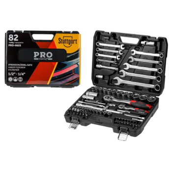 Набор головок и ключей 82пр. 6гр. 1/4", 1/2" PRO STARTUL STUTTGART (PRO-082S) 