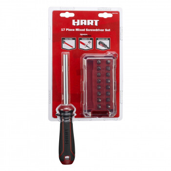 Набор бит с рукояткой HART HSD17PCS (17 шт.)