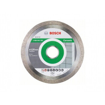 Алмазный круг 125х22 мм по керамике сплошн. STANDARD FOR CERAMIC BOSCH (сухая резка)