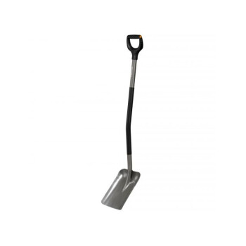 Лопата совковая FISKARS Ergonomic (серая) (1066712)