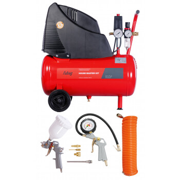 Компрессор безмасляный коаксиальный FUBAG HOUSE MASTER KIT ( + 5 предметов)