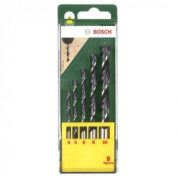 Набор сверел Bosch 5 сверл дерево 4/5/6/8/10 мм PROMOLINE