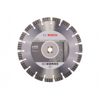 Алмазный круг 300х20 мм по бетону сегмент. BEST FOR CONCRETE BOSCH (сухая/мокрая резка)