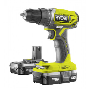 ONE + / Дрель-шуруповерт RYOBI R18DD2-213S