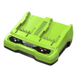 Зарядное устройство GREENWORKS на 2 слота G40UC8, 40В